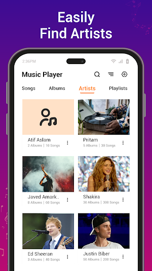 MP3 Offline Audio Music Player Screenshot 2