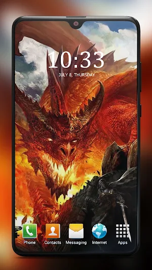 Fire Dragon Wallpaper Screenshot 2