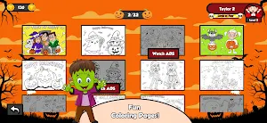 Halloween - Coloring Book Screenshot 0