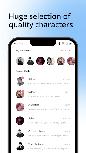 Dokichat - Romantic AI Chats Screenshot 1