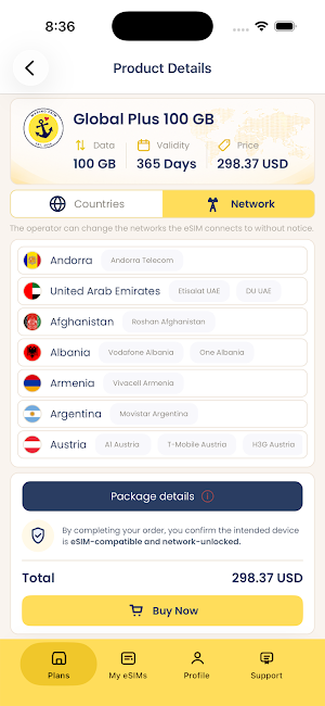 Marino eSIM Screenshot 1