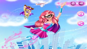 Super Hero Girl Dress Up Game Screenshot 3