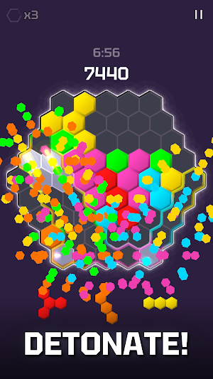 Hexia - Hex Combo Puzzle Screenshot 2