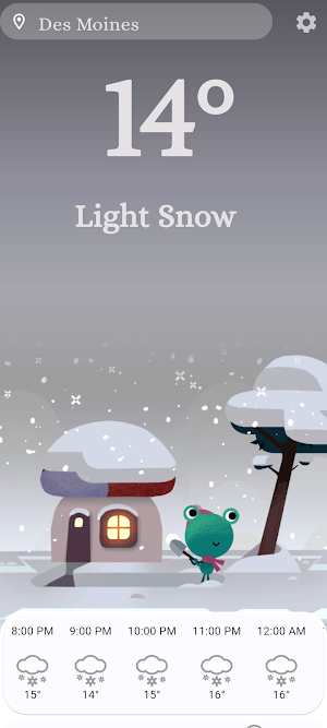 Froggy Weather Screenshot 3