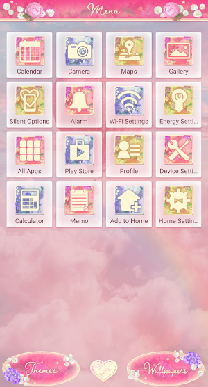 Air Balloon of Love Theme Screenshot 1