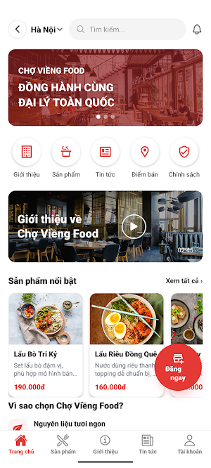 ChoViengFood Screenshot 0