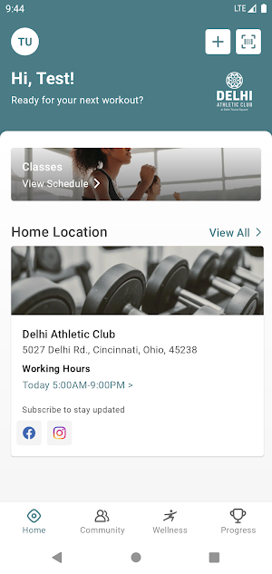 Delhi Athletic Club Screenshot 1