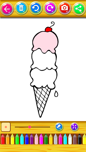 Mix Eskrim Coloring Screenshot 2