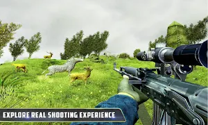 Sniper Shooter Jungle Animal Hunter- Pro Hunting Screenshot 1