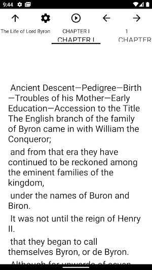 Book, The Life of Lord Byron Screenshot 1