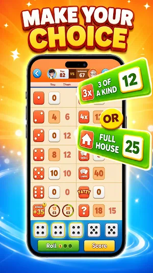 Yatzy Craze: Classic Dice Game Screenshot 2