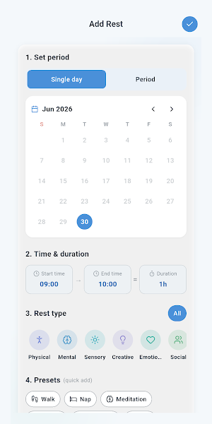 Rest Planner: Burnout Recovery Screenshot 3