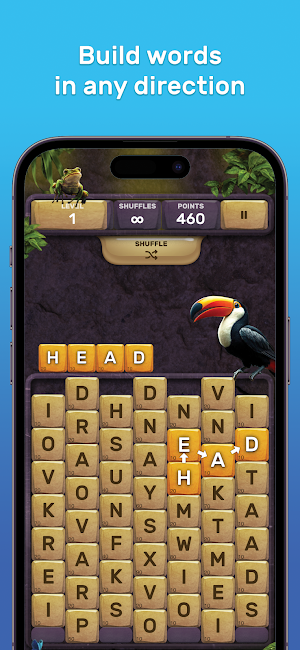 Volcano - Tropical Word Game Screenshot 3