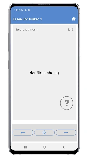 Vokabeltrainer Rumantsch Vallader Screenshot 3
