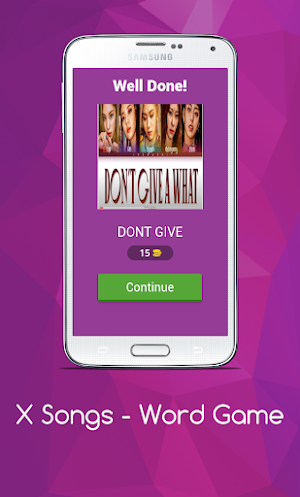 X Songs-Word Game Screenshot 1