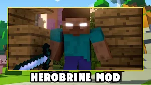 Herobrine Mod for Minecraft PE Screenshot 3
