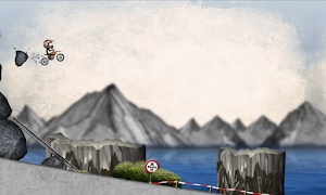 Stickman Downhill Motocross Screenshot 0
