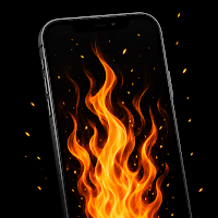 Fire in Phone Simulator