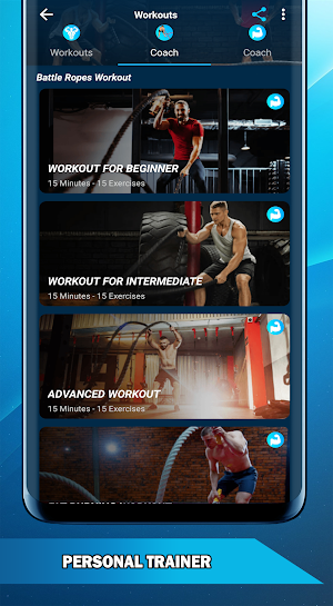 Battle ropes workout : crossfit rope exercises PRO Screenshot 3