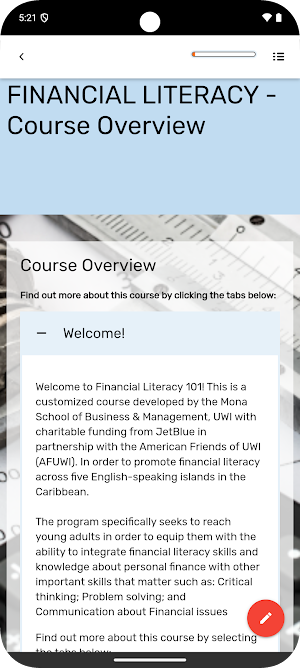MSBM - Financial Literacy Screenshot 2