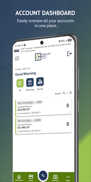 Century Next Bank Mobile Screenshot 1