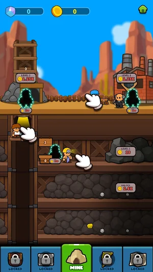 Idle Miner Tycoon: Desert Gold Screenshot 1