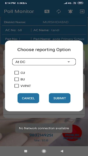 WB PollMonitoring App Screenshot 3
