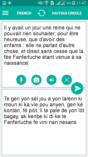 Haitian French Translator Screenshot 1