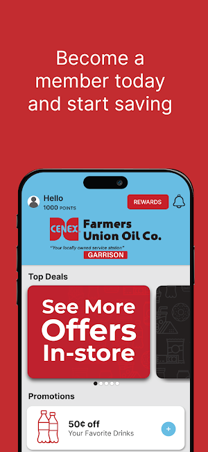 Farmers Union Oil Rewards Screenshot 0