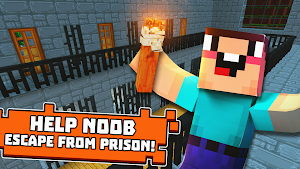 Noob Miner 3D: Jailbreak Screenshot 0
