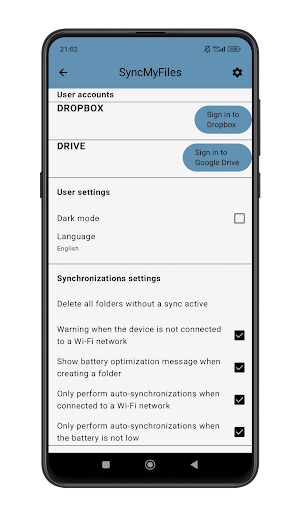 SyncMyFiles Pro - Autosync App Screenshot 0