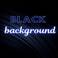 black background