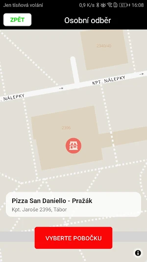 Pizzerie San Daniello Pražák Screenshot 1