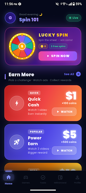 Spin 101 Screenshot 0