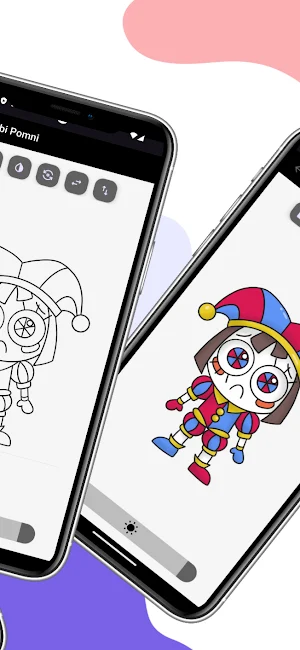 AR Draw Digital Chibi Circus Screenshot 1
