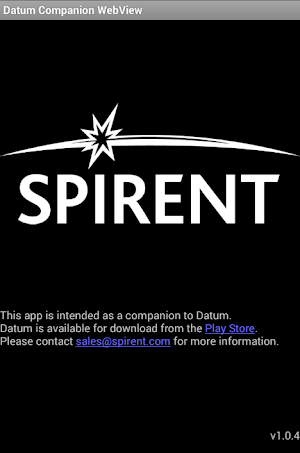 Datum Mobile Companion WebView Screenshot 1