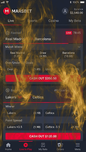 Marsbet Screenshot 2