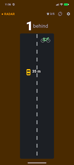 Universal Bike Radar Screenshot 1