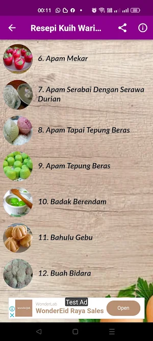 Resepi Kuih & Cucur Warisan Screenshot 1