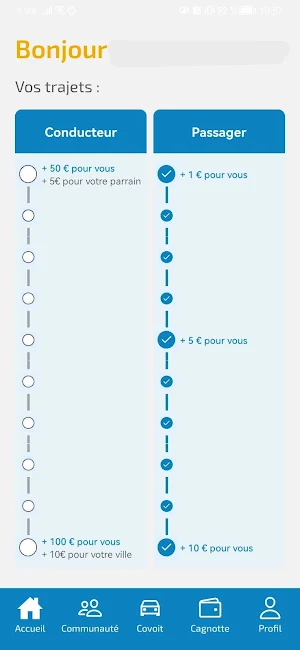 FranceCovoit Prime covoiturage Screenshot 2