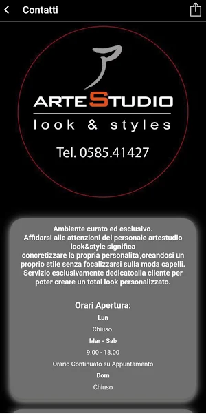 Arte Studio Hair Parrucchiere Screenshot 1