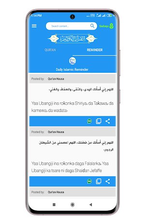 Hausa Qur'an - Qur'an with Hausa Translation Screenshot 2
