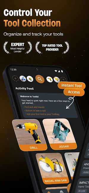 Toolix – Borrow & Lend Tools Screenshot 0