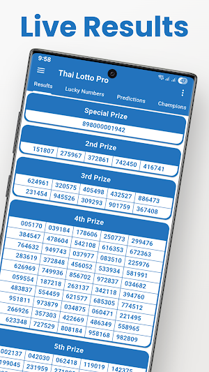 Thai Lotto Pro: Results & Stat Screenshot 2