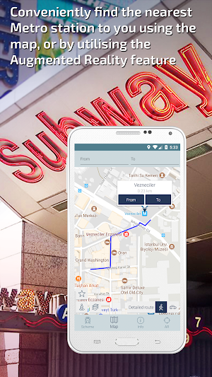 Istanbul Metro Guide and Subway Route Planner Screenshot 3