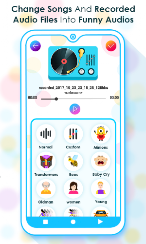 Voice Changer - Funny, Effects & Recorder Screenshot 0