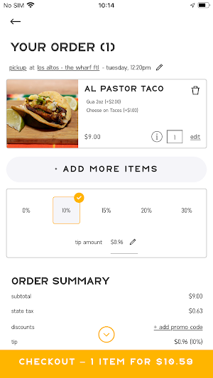 Los Altos Taquerias Screenshot 3