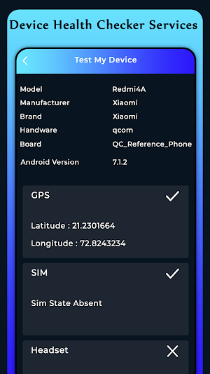 Device Health Checker Services Screenshot 0