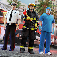 Emergency Firefighter Police
