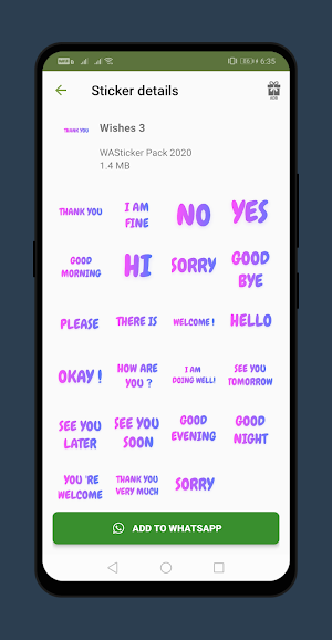 All Wishes Stickers for WhatsApp - WA Stickers App Screenshot 2